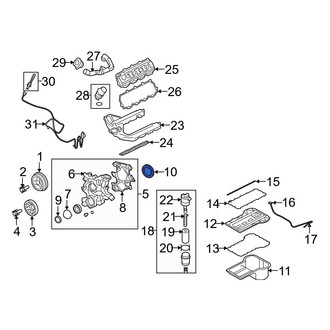 Ford OE - Rear Engine Crankshaft Seal