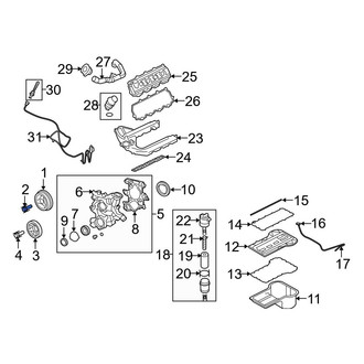 Ford OE - Engine Crankshaft Pulley Bolt