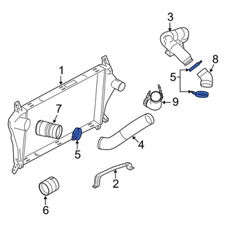 Ford OE - Intercooler Pipe Clamp