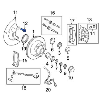 Ford OE - Brake Dust Shield Bolt