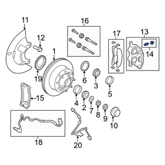 Ford OE - Front Brake Bleeder Screw