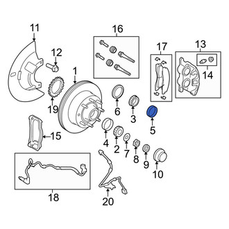 Ford OE - Front Inner Wheel Bearing Race