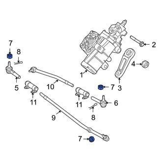 Ford OE - Steering Tie Rod Nut