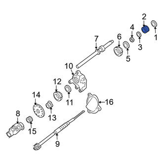 Ford OE - Steering Column Bearing Retaining Ring