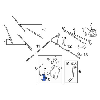 Ford OE - Windshield Washer Pump
