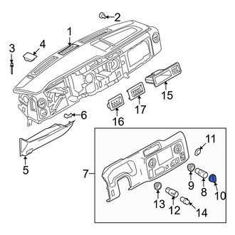 Ford OE - Instrument Panel Bezel