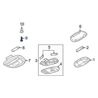 Ford OE - Cargo Area Light Screw