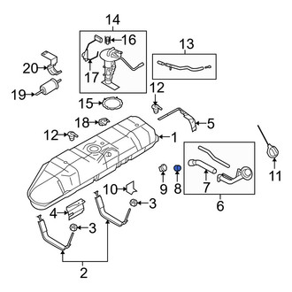 Ford OE - Fuel Filler Neck Adapter