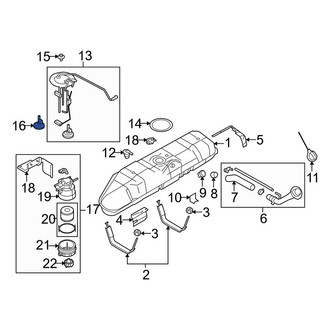 Ford OE - Fuel Pump Filter