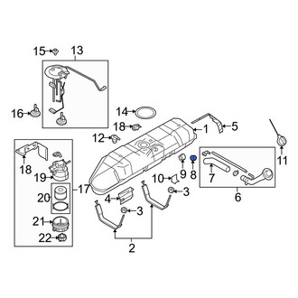 Ford OE - Fuel Filler Neck Adapter