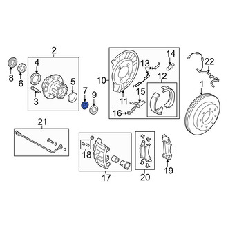 Ford OE - Front Outer Wheel Bearing