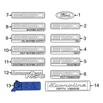 Ford OE - Rear Tailgate Emblem