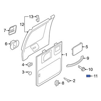 Ford OE - Rear Interior Grab Bar Cap