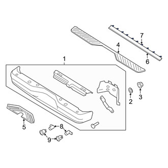Ford OE - Fender Flare Clip