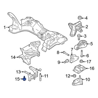 Ford OE - Bumper Impact Bar Bolt