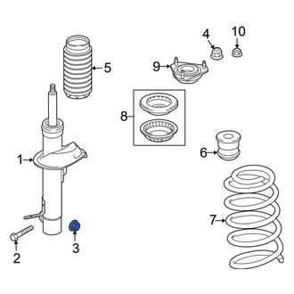 Ford OE - Suspension Strut Nut