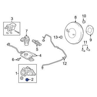 Ford OE - CV Axle Shaft Carrier Bearing Nut