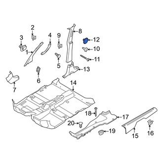 Ford OE - Hood Insulation Pad Clip