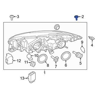 Ford OE - Outer Headlight Mounting Bolt