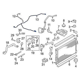 Ford OE - Engine Coolant Overflow Hose