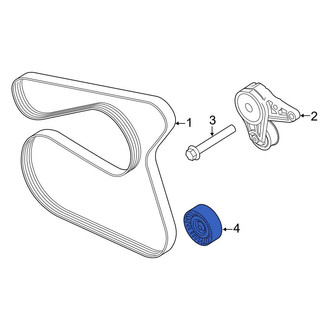 Ford OE - Accessory Drive Belt Idler Pulley