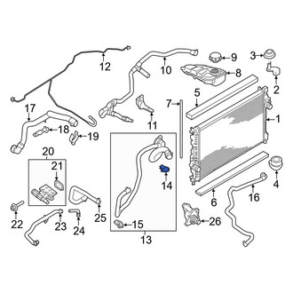 Ford OE - Engine Coolant Bypass Hose