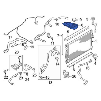 Ford OE - Engine Coolant Reservoir