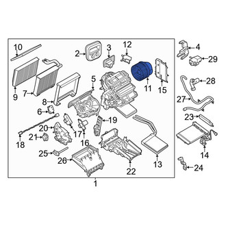 Ford OE - HVAC Blower Motor Assembly