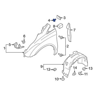 Ford OE - Rear Fender Screw