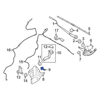Ford OE - Front Washer Fluid Reservoir Bolt