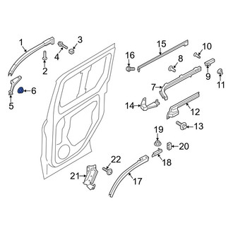 Ford OE - Sliding Door Roller Nut