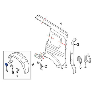 Ford OE - Dashboard Panel Insulator Clip