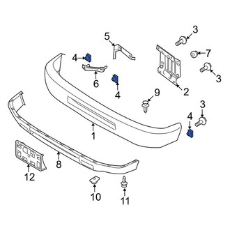 Ford OE - Bumper Face Bar Mount Nut