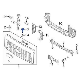 Ford OE - Grille Screw