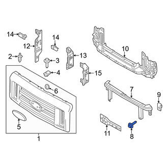 Ford OE - Front Valance Panel Bolt