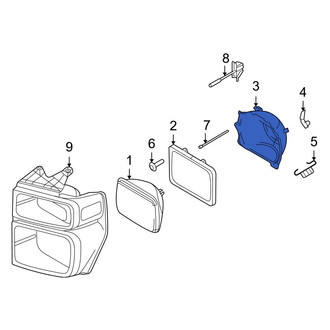 Ford OE - Right Headlight Bracket