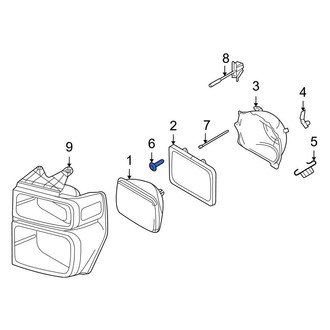 Ford OE - Headlight Rim Screw