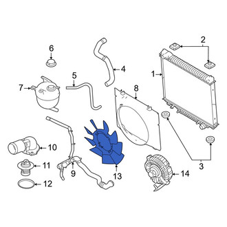 Ford OE - Engine Cooling Fan Clutch Blade