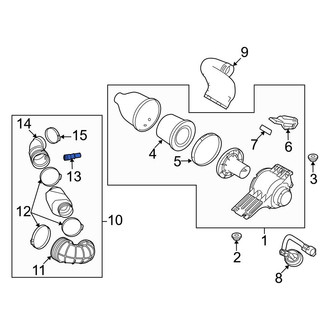 Ford OE - Engine Air Intake Hose Adapter
