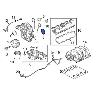 Ford OE - Rear Engine Crankshaft Seal