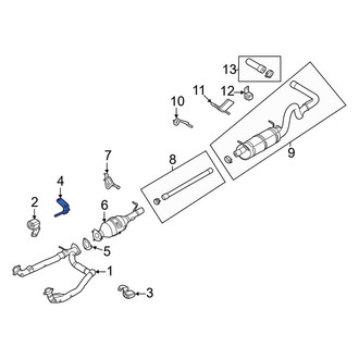 Ford OE - Right Catalytic Converter Bracket