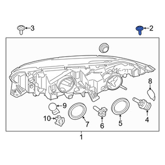 Ford OE - Outer Headlight Mounting Bolt