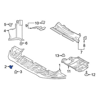 Ford OE - Radiator Support Splash Shield Screw