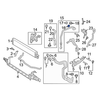 Ford OE - Automatic Transmission Oil Cooler Hose O-Ring
