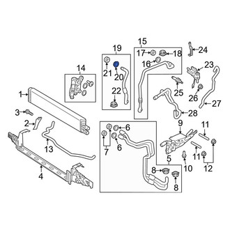 Ford OE - Automatic Transmission Oil Cooler Hose O-Ring