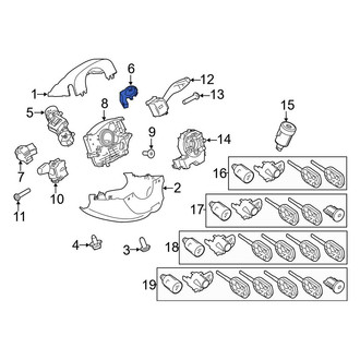 Ford OE - Ignition Lock Housing