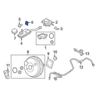 Ford OE - Cowl Panel Reinforcement Nut