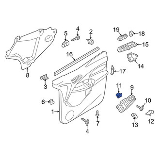 Ford OE - Front Door Interior Trim Panel Nut