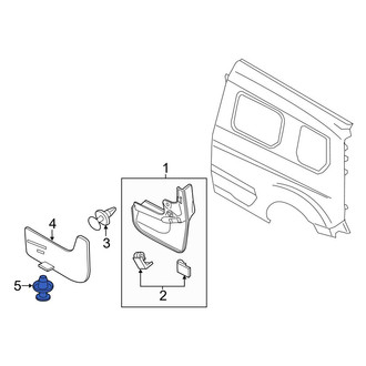 Ford OE - Mud Guard Rivet