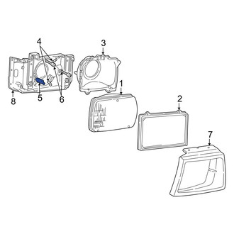 Ford OE - Headlight Adjusting Spring